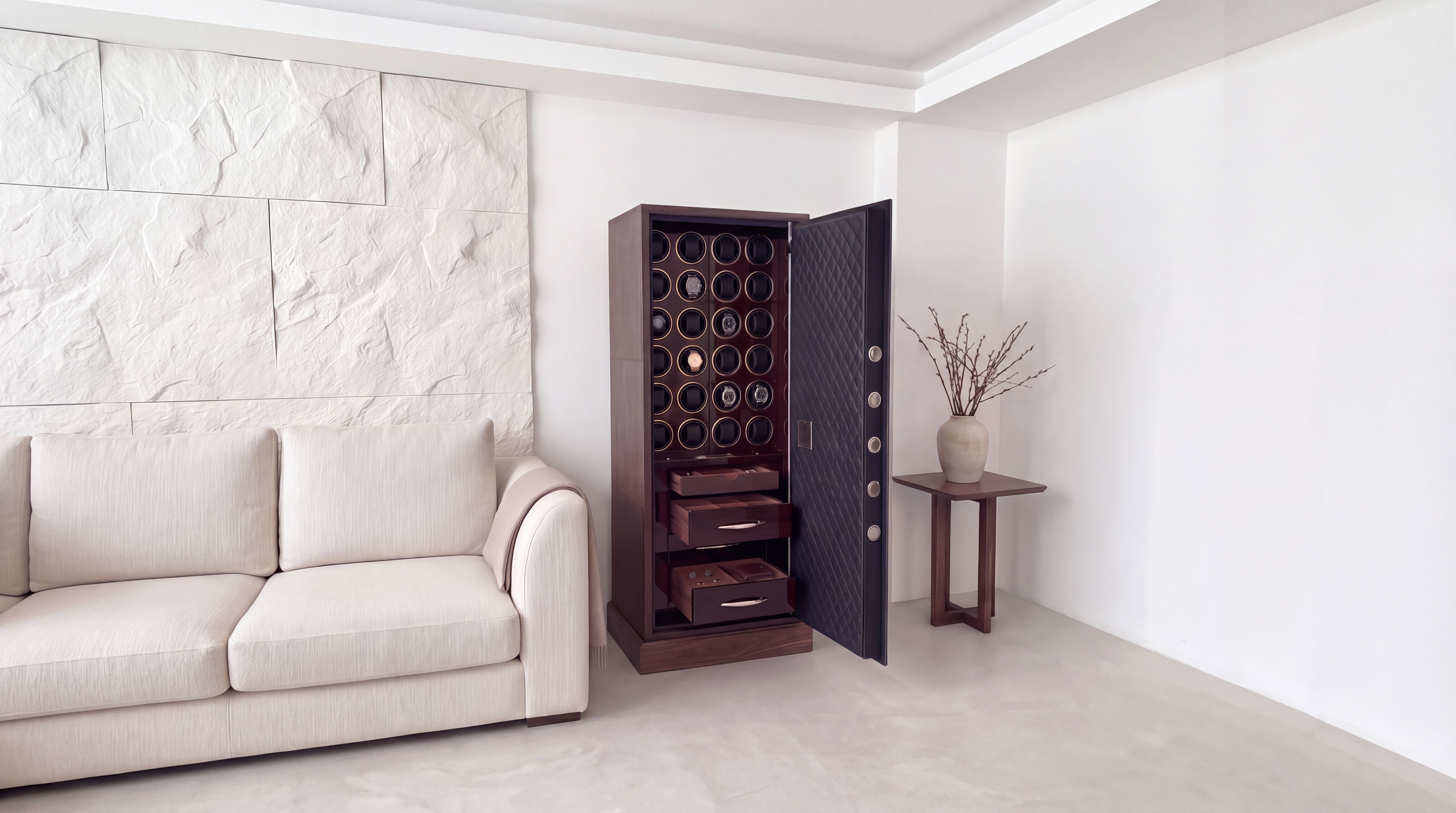 Kronberg Collection Custom Watch Winder Safe — Handcrafted Swiss Quality