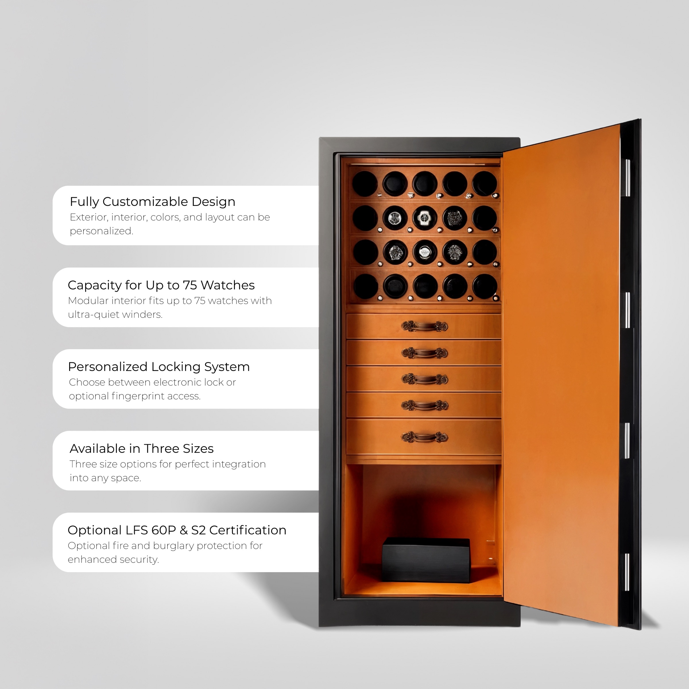 Kronberg Collection Standard Safe — Features Übersicht
