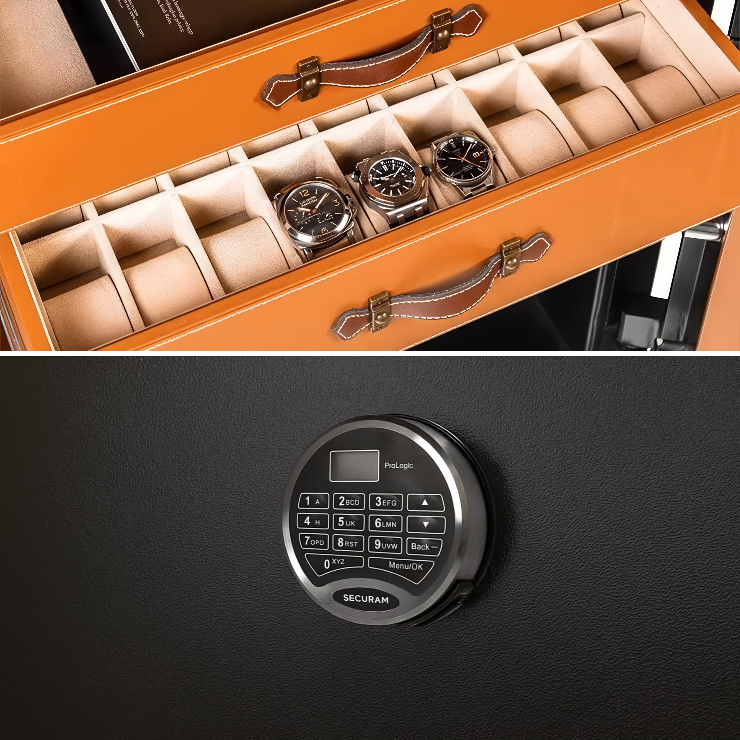 Kronberg Collection Standard Safe — Schublade und Schloss Detail