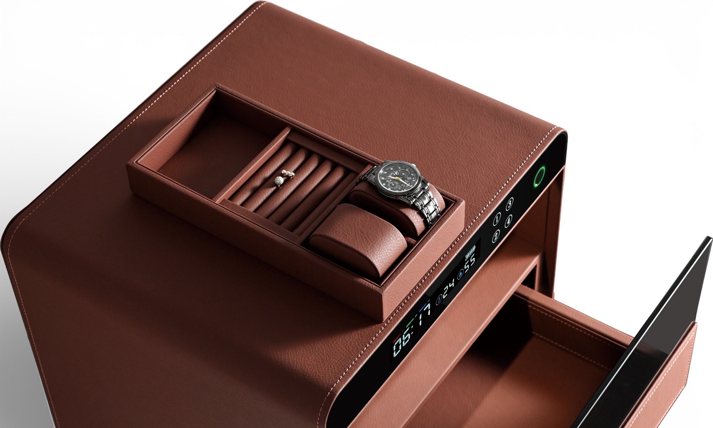 The ChronoVault 3 — Leather