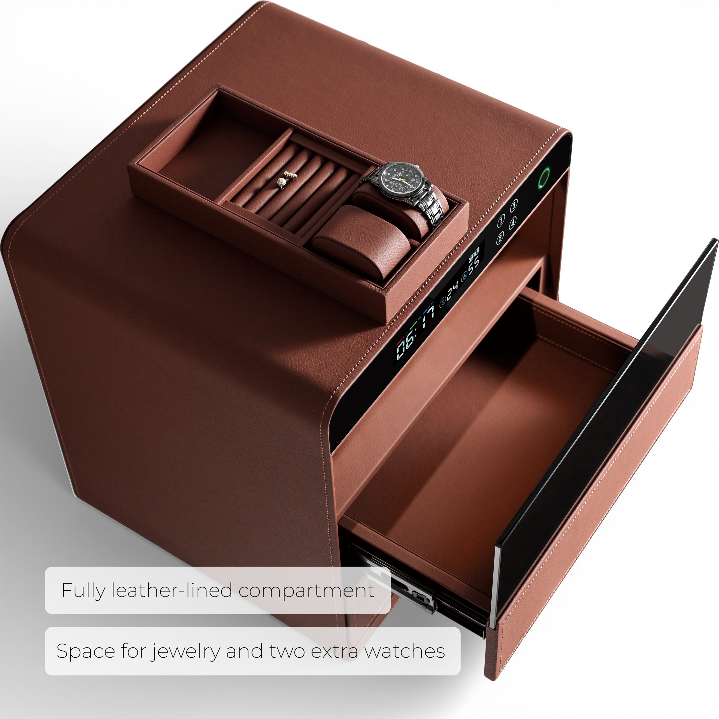 The ChronoVault 3 — Leather